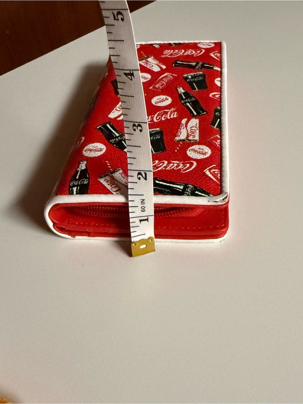Coca-Cola zip wallet with Coca-Cola logos - Picture 11 of 13